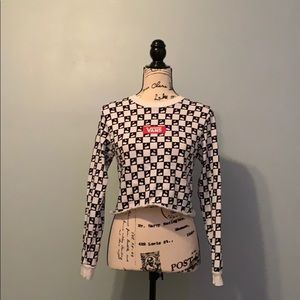 Vans Cropped Long Sleeve Shirt